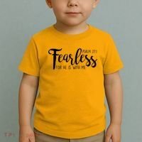 Fearless For He With Me Psalm 27:1 Toddler T-Shirt thumb 2