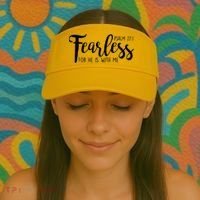 Fearless For He With Me Psalm 27:1 Visor thumb 2