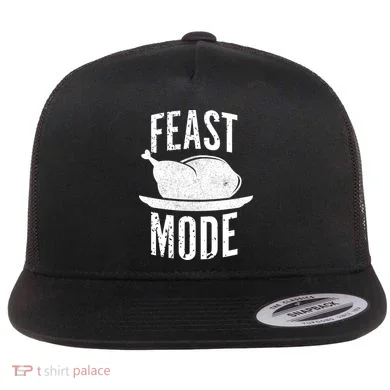 Feast Mode Flat Bill Trucker Hat
