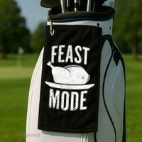 Feast Mode Golf Towel thumb 2