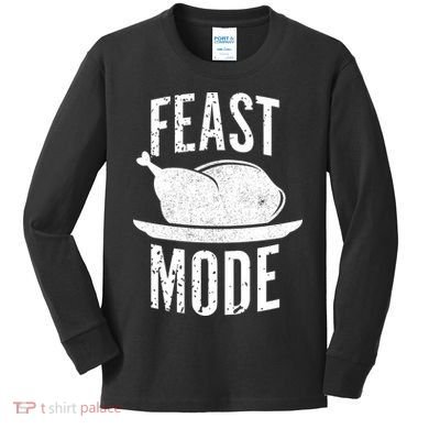 Feast Mode Kids Long Sleeve Shirt