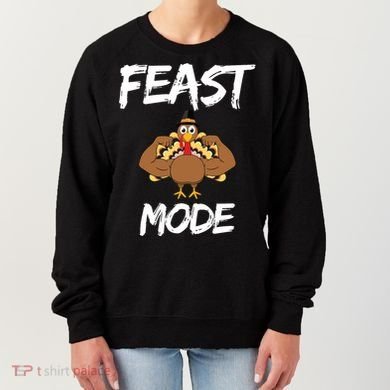 Feast Mode Thanksgiving Turkey Biceps Women's Sweatshirt