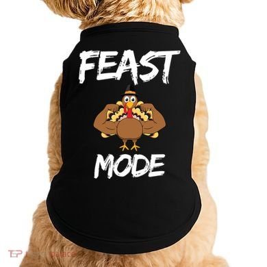 Feast Mode Thanksgiving Turkey Biceps Doggie Tank