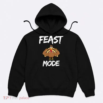 Feast Mode Thanksgiving Turkey Biceps Hoodie