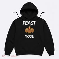 Feast Mode Thanksgiving Turkey Biceps Hoodie thumb 0