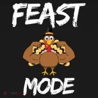 Feast Mode Thanksgiving Turkey Biceps Hoodie thumb 2