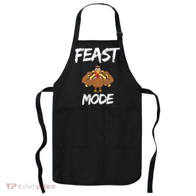 Feast Mode Thanksgiving Turkey Biceps Apron