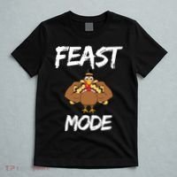 Feast Mode Thanksgiving Turkey Biceps T-Shirt thumb 5