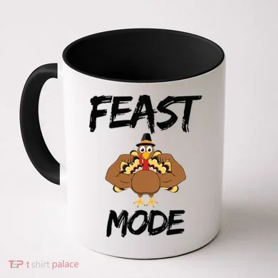 Feast Mode Thanksgiving Turkey Biceps Coffee Mug