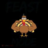 Feast Mode Thanksgiving Turkey Biceps Coffee Mug thumb 5