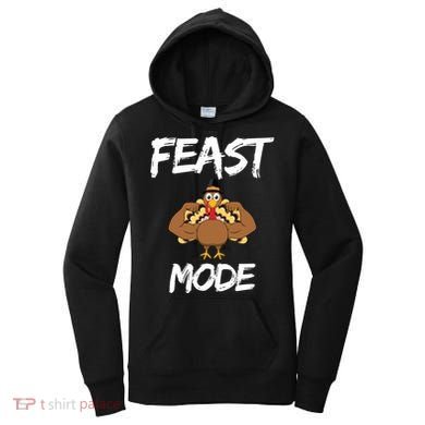 Feast Mode Thanksgiving Turkey Biceps Women's Hoodie