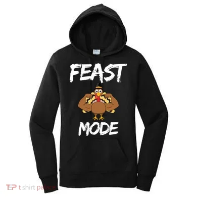 Feast Mode Thanksgiving Turkey Biceps Women's Hoodie