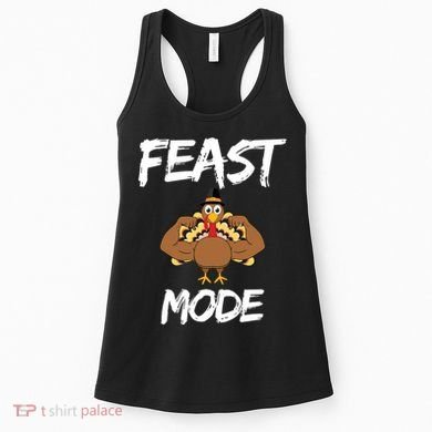 Feast Mode Thanksgiving Turkey Biceps Women's Tank Top