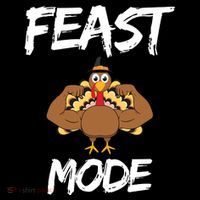 Feast Mode Thanksgiving Turkey Biceps Toddler Hoodie thumb 2