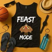 Feast Mode Thanksgiving Turkey Biceps Tank Top thumb 4