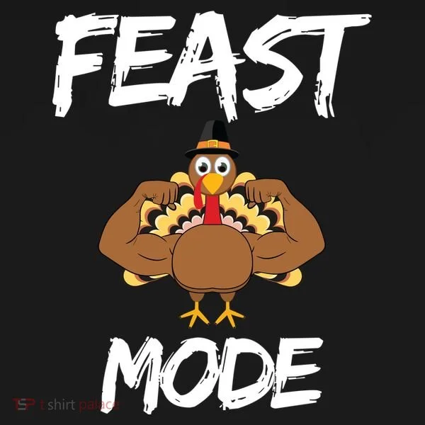 Feast Mode Thanksgiving Turkey Biceps Tank Top
