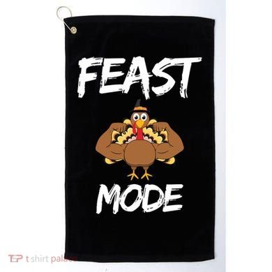 Feast Mode Thanksgiving Turkey Biceps Golf Towel