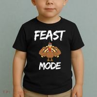 Feast Mode Thanksgiving Turkey Biceps Toddler T-Shirt thumb 2