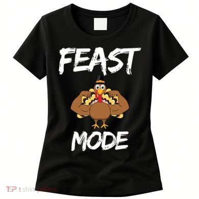 Feast Mode Thanksgiving Turkey Biceps Women's T-Shirt