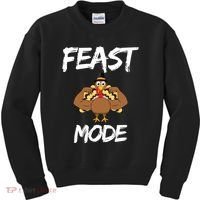 Feast Mode Thanksgiving Turkey Biceps Kids Sweatshirt thumb 0