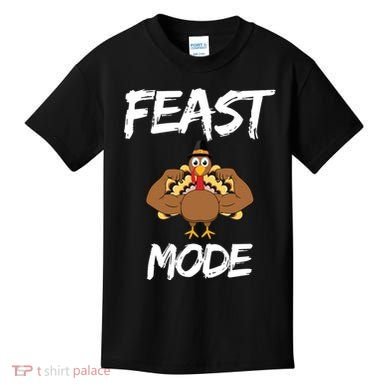Feast Mode Thanksgiving Turkey Biceps Kids T-Shirt
