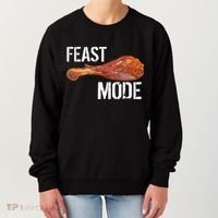 Feast Mode Thanksgiving Turkey Leg Women's Sweatshirt thumb 0