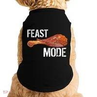 Feast Mode Thanksgiving Turkey Leg Doggie Tank thumb 0
