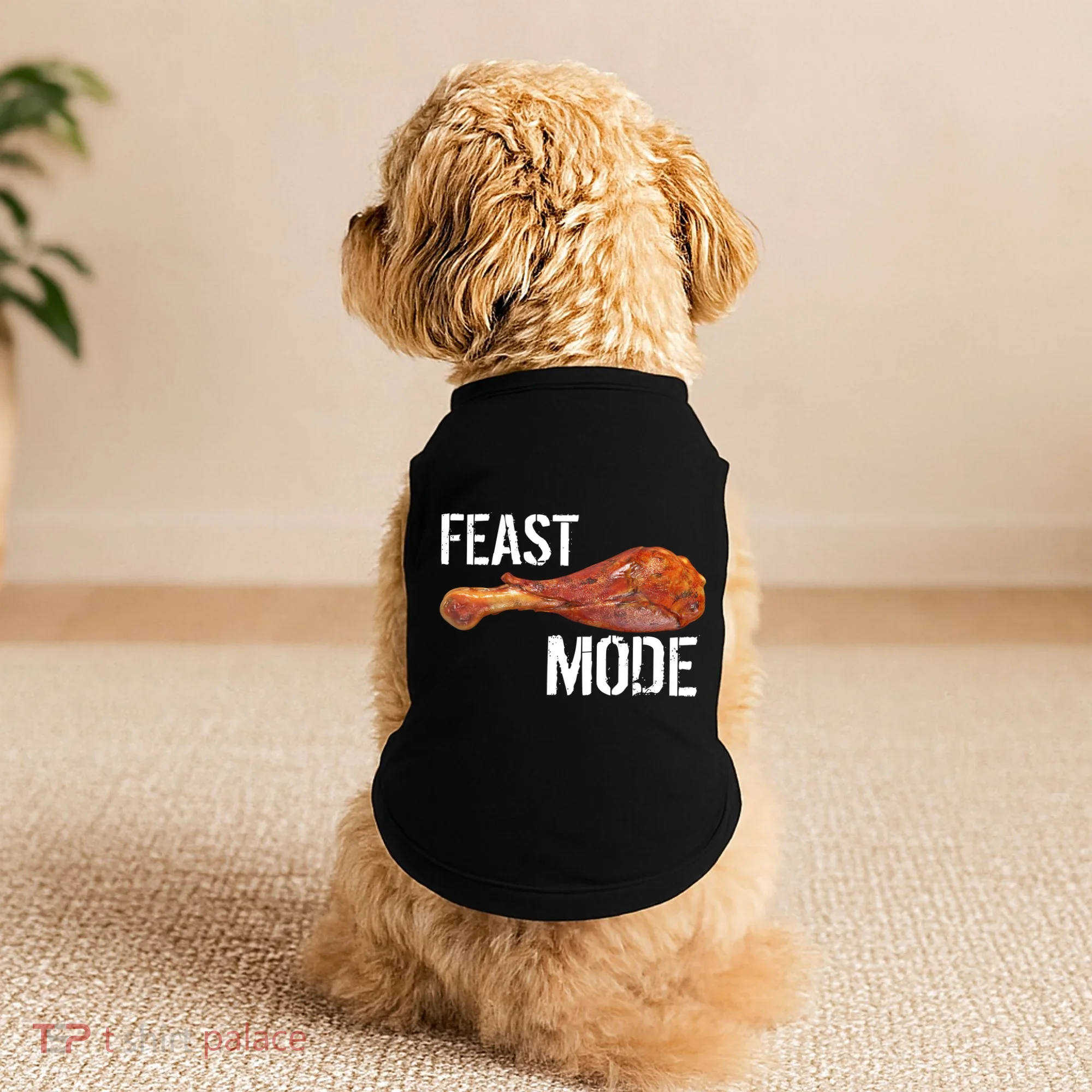 Feast Mode Thanksgiving Turkey Leg Doggie Tank
