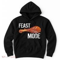 Feast Mode Thanksgiving Turkey Leg Hoodie thumb 0