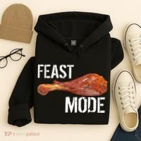 Feast Mode Thanksgiving Turkey Leg Hoodie thumb 4