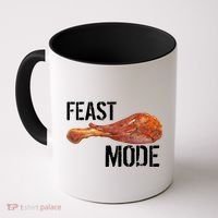 Feast Mode Thanksgiving Turkey Leg Coffee Mug thumb 0