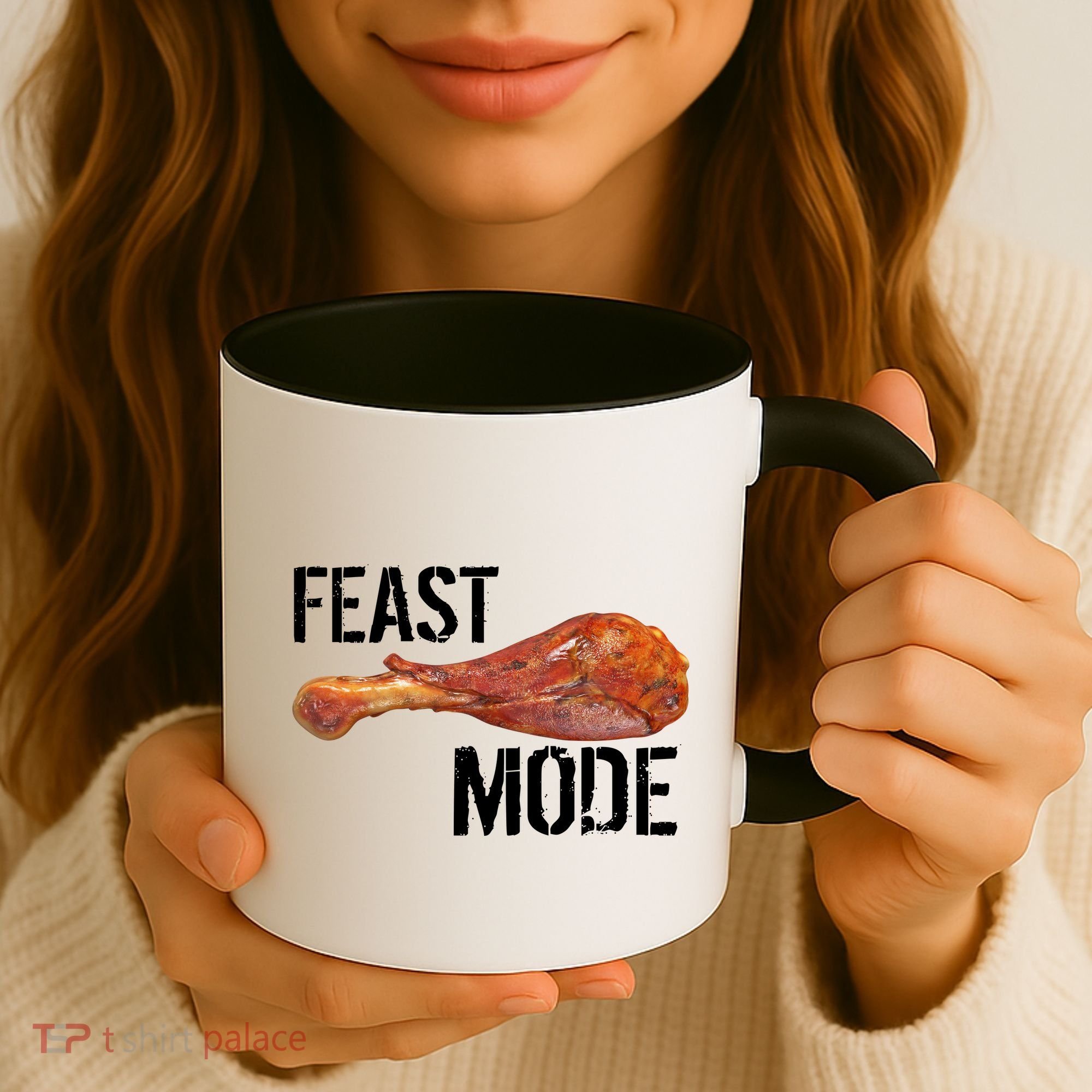 Feast Mode Thanksgiving Turkey Leg Coffee Mug