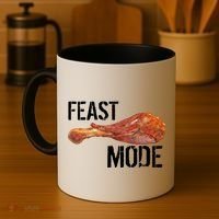 Feast Mode Thanksgiving Turkey Leg Coffee Mug thumb 4