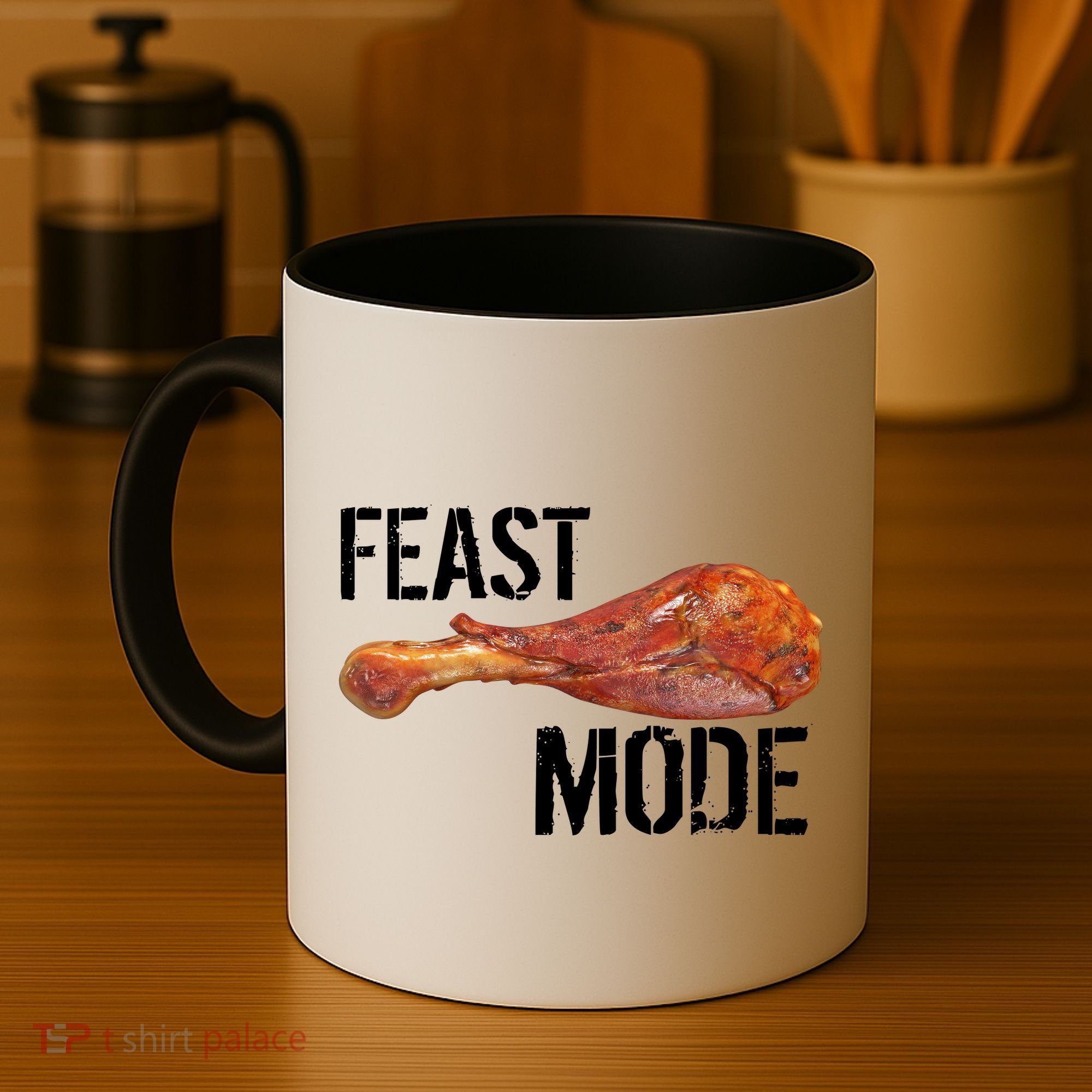 Feast Mode Thanksgiving Turkey Leg Coffee Mug