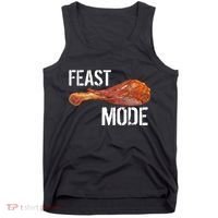 Feast Mode Thanksgiving Turkey Leg Tank Top thumb 0