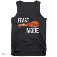 Feast Mode Thanksgiving Turkey Leg Tank Top thumb 0