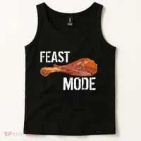 Feast Mode Thanksgiving Turkey Leg Tank Top thumb 2