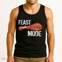 Feast Mode Thanksgiving Turkey Leg Tank Top thumb 3