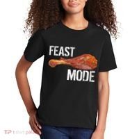 Feast Mode Thanksgiving Turkey Leg Kids T-Shirt thumb 2