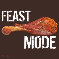 Feast Mode Thanksgiving Turkey Leg Kids Hoodie thumb 2