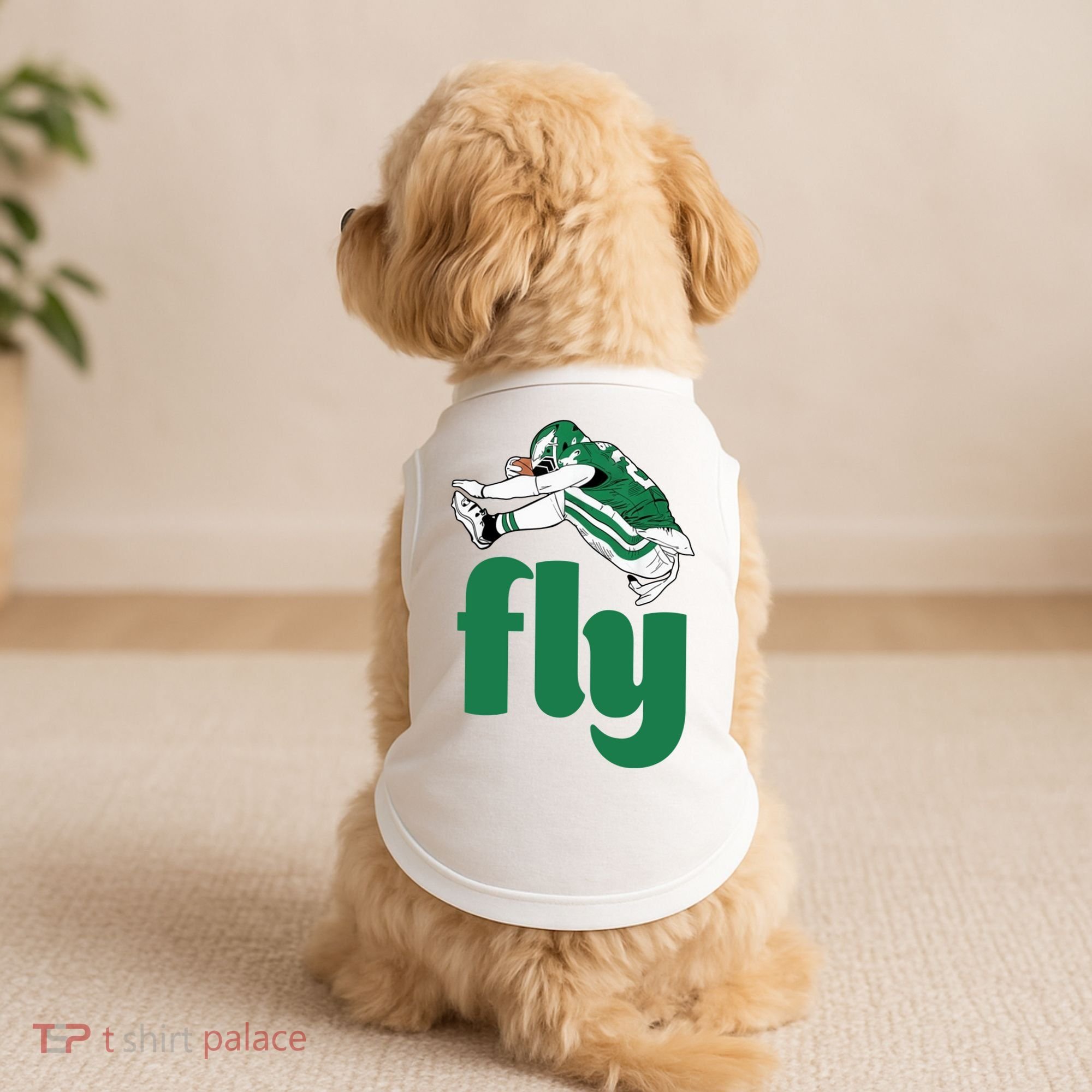 Fly Eagle Birds Football Fan Doggie Tank