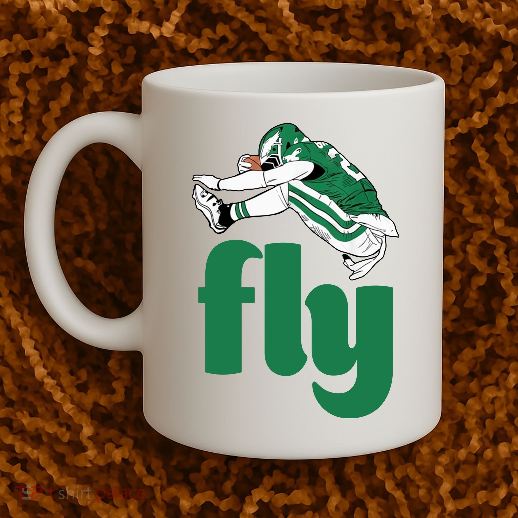 Fly Eagle Birds Football Fan Coffee Mug