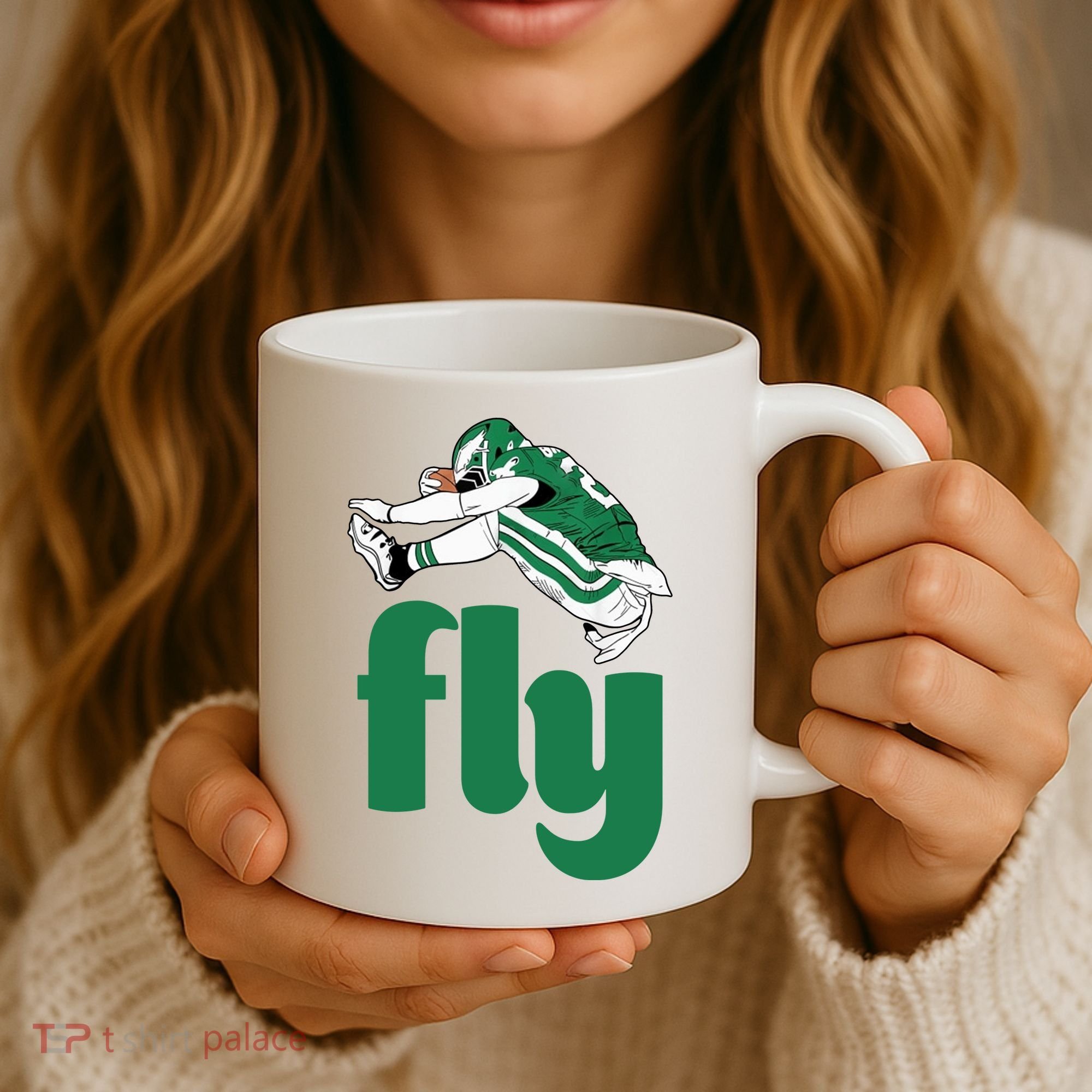 Fly Eagle Birds Football Fan Coffee Mug