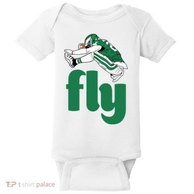 Fly Eagle Birds Football Fan Baby Bodysuit
