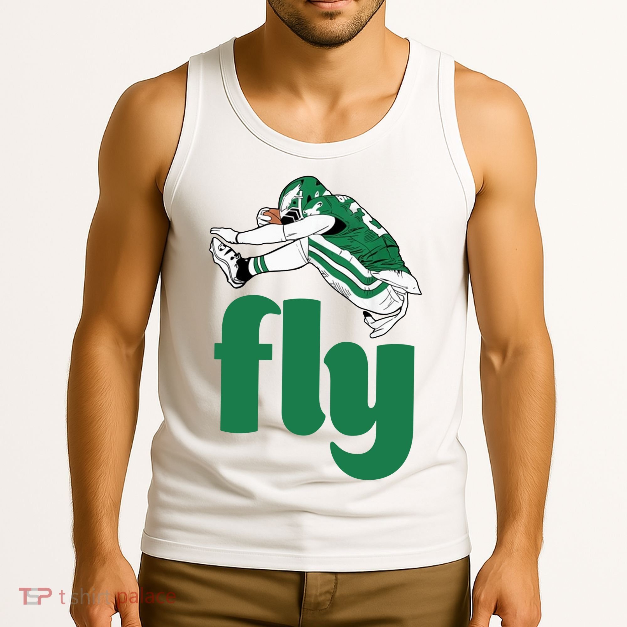Fly Eagle Birds Football Fan Tank Top