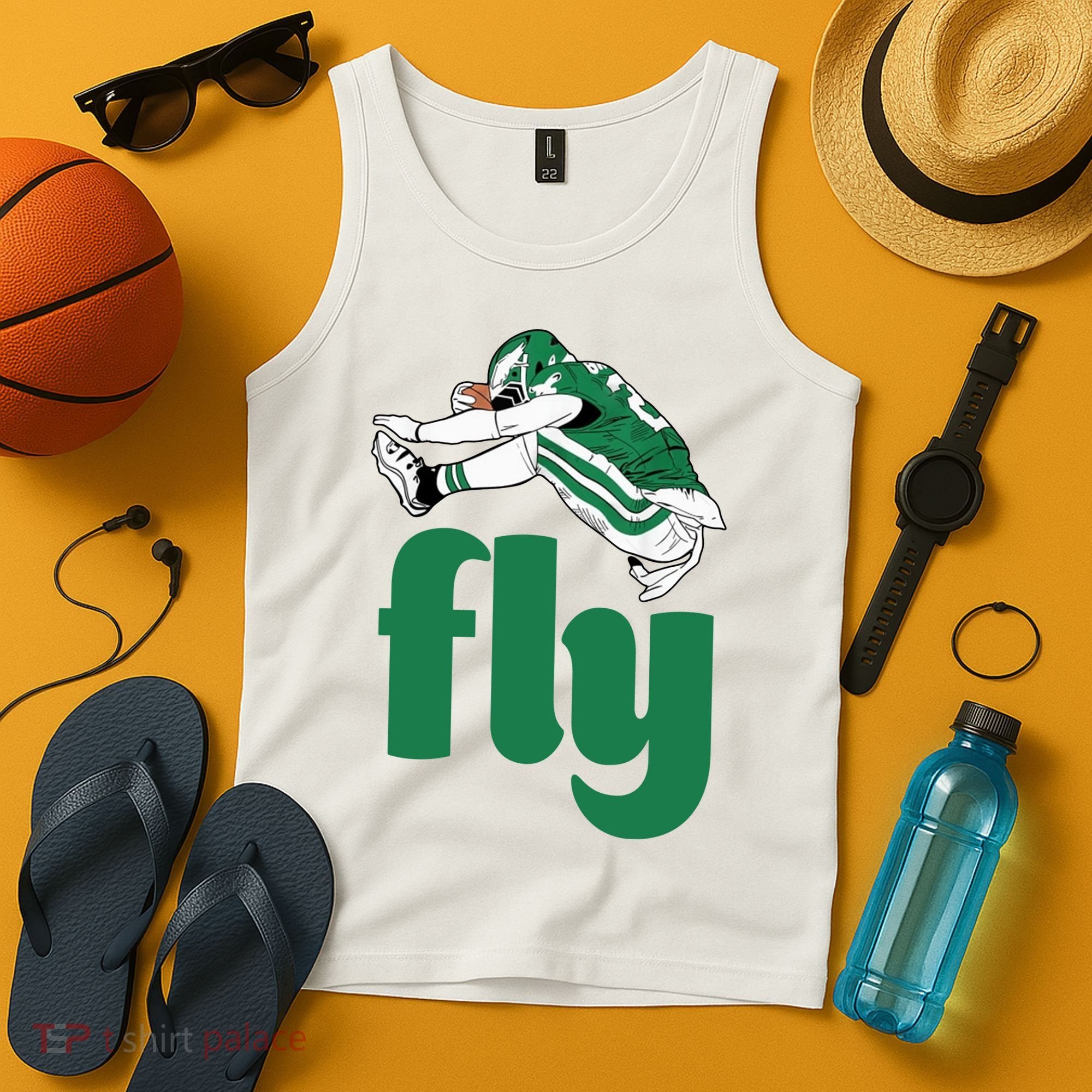 Fly Eagle Birds Football Fan Tank Top