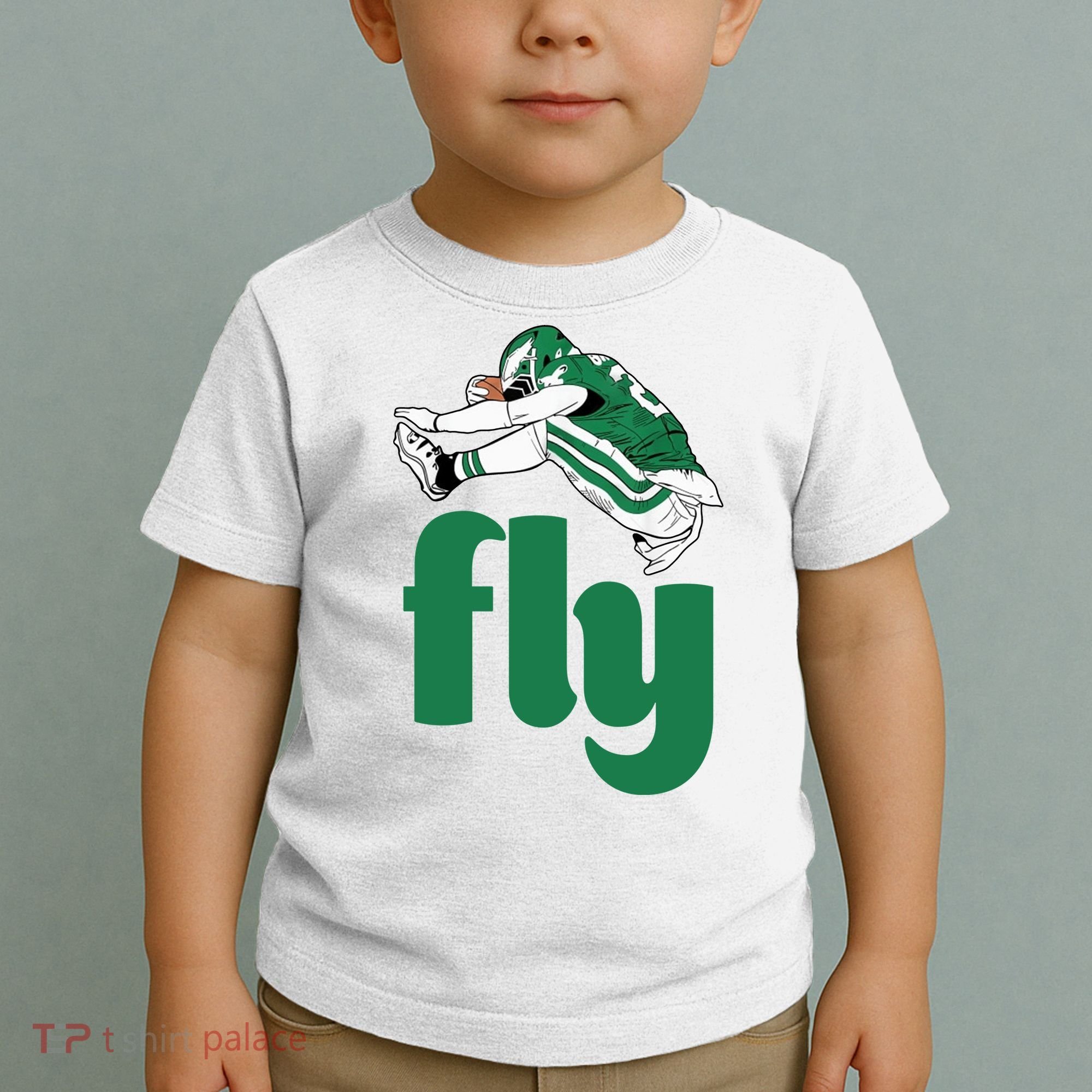 Fly Eagle Birds Football Fan Toddler T-Shirt