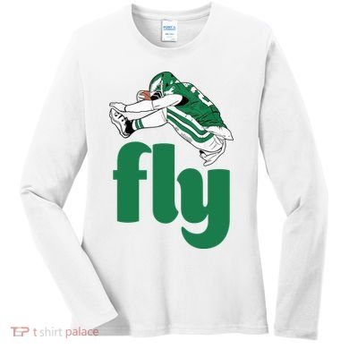 Fly Eagle Birds Football Fan Women's Long Sleeve Shirt