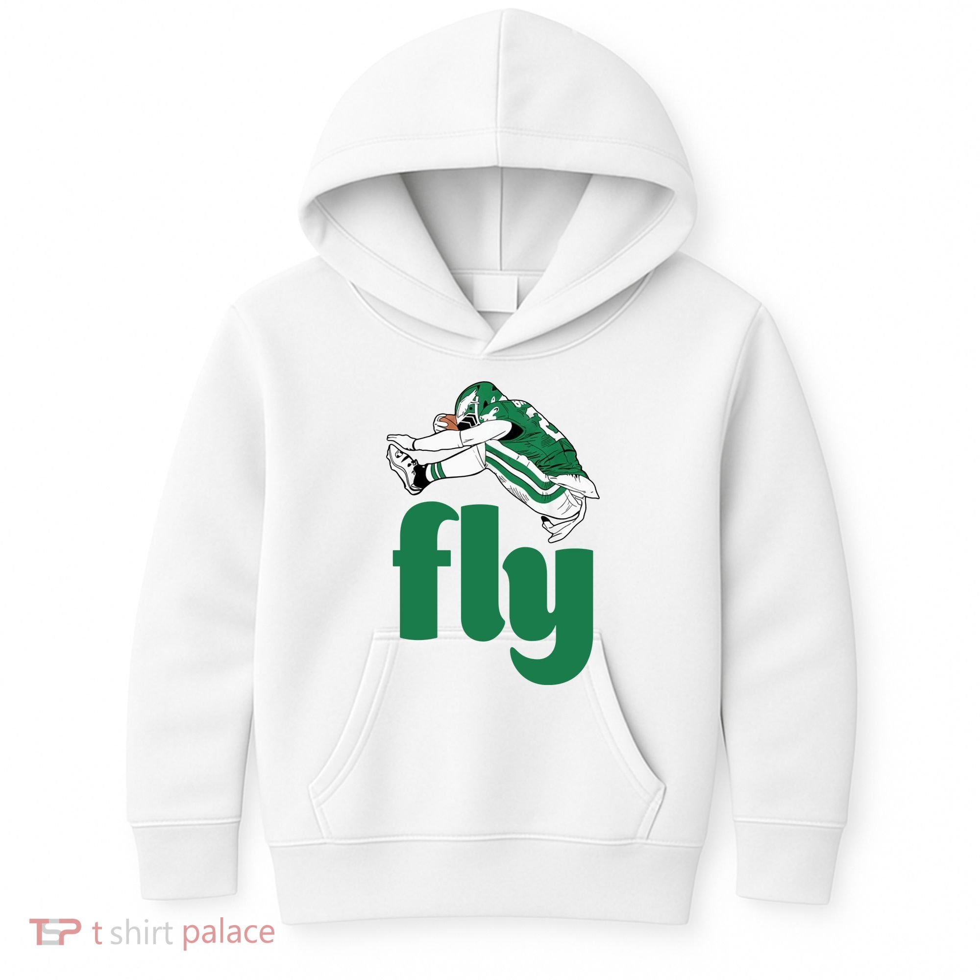 Fly Eagle Birds Football Fan Kids Hoodie