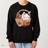 Fat Easter Bunny Cute Women's Sweatshirt thumb 0